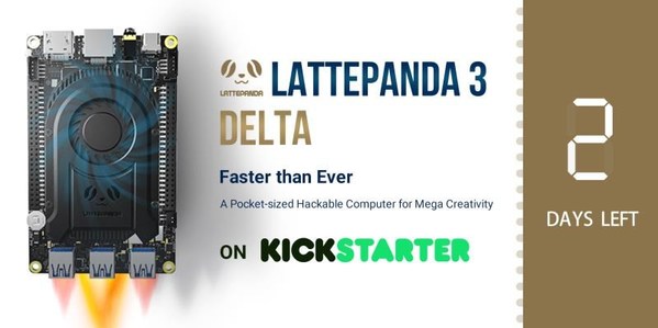 LattePanda 3 Delta Surpasses Kickstarter Crowdfunding Goal by 400 Percent