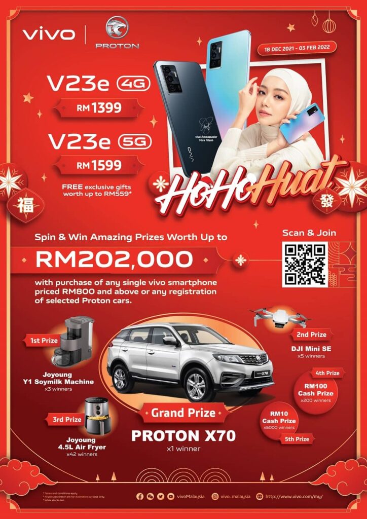 Get Jolly and Huat Together with vivo HoHoHuat Campaign