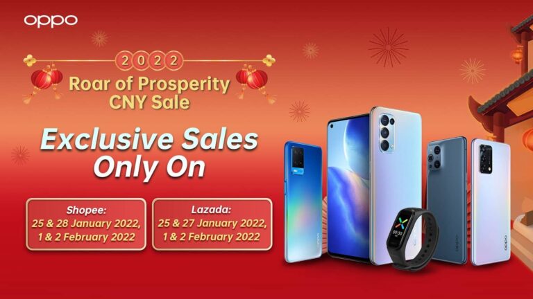 Keep Your Roar Loud This CNY With OPPO’s Range of Products – Save Up to RM400 on Shopee and Lazada