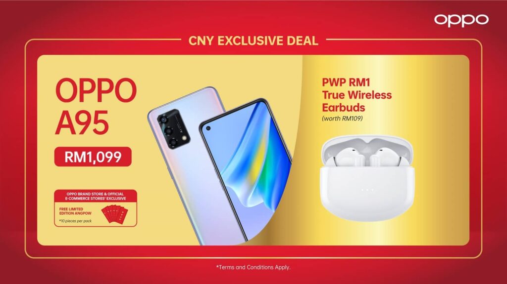 The OPPO A95 Gives All That You Want This CNY and Enjoy an Ong-Mazing Deal
