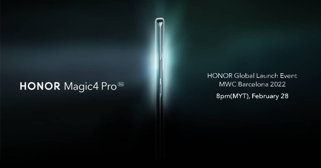 Witness The Launch of The HONOR Magic4 Tonight