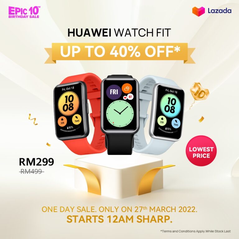 Exciting One-Day Only 3.27 Lazada Birthday Sale on HUAWEI Audio and Wearables