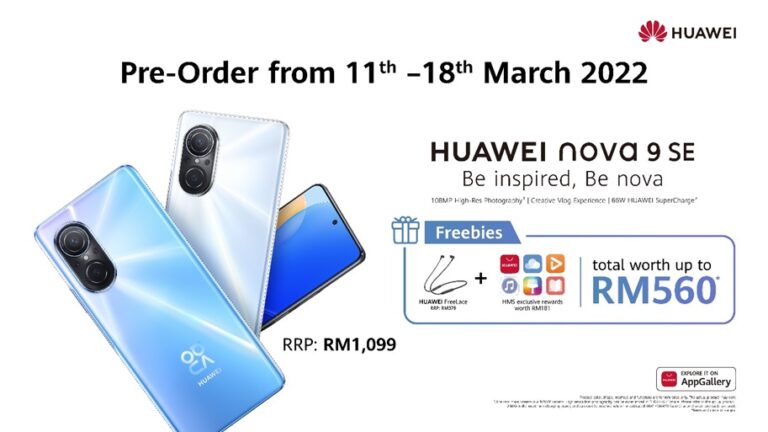 HUAWEI Mobile Services Offers Exciting App Benefits For HUAWEI nova 9 SE Users In Malaysia