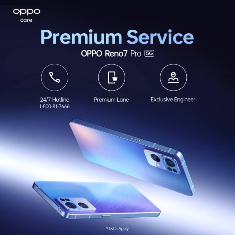 Level Up Your OPPO Reno7 Series 5G With Trustworthy Service Package and Premium Service Package
