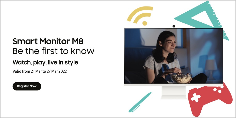Samsung M8 Smart Monitor Now Opens For Registration in Malaysia