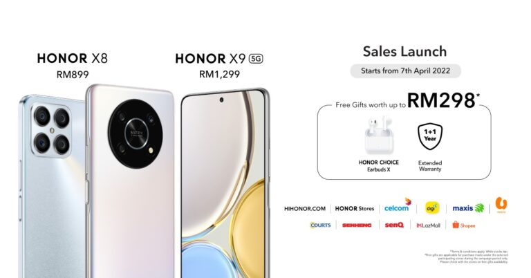 The Newly Launched HONOR X9 and HONOR X8 is Now Available Nationwide