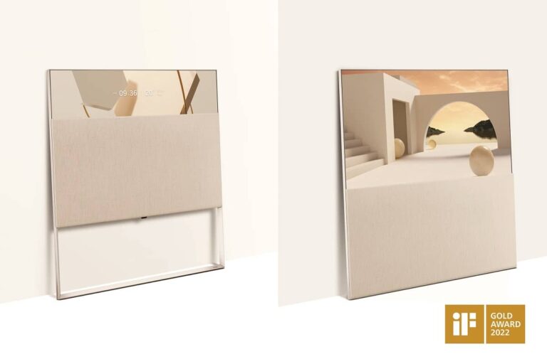 LG OLED Objet Collection Brings Home iF Gold Award For Design Excellence