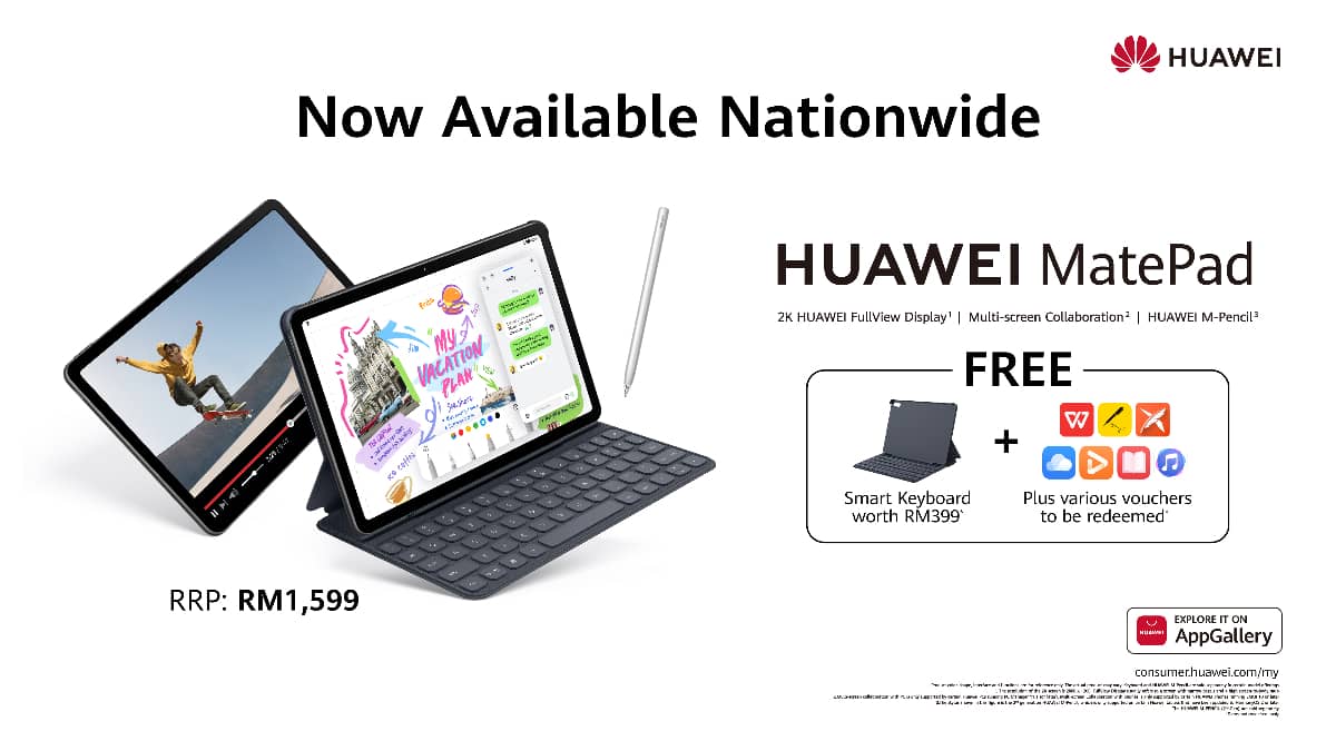 HUAWEI MatePad 10.4 Is Now Available Nationwide