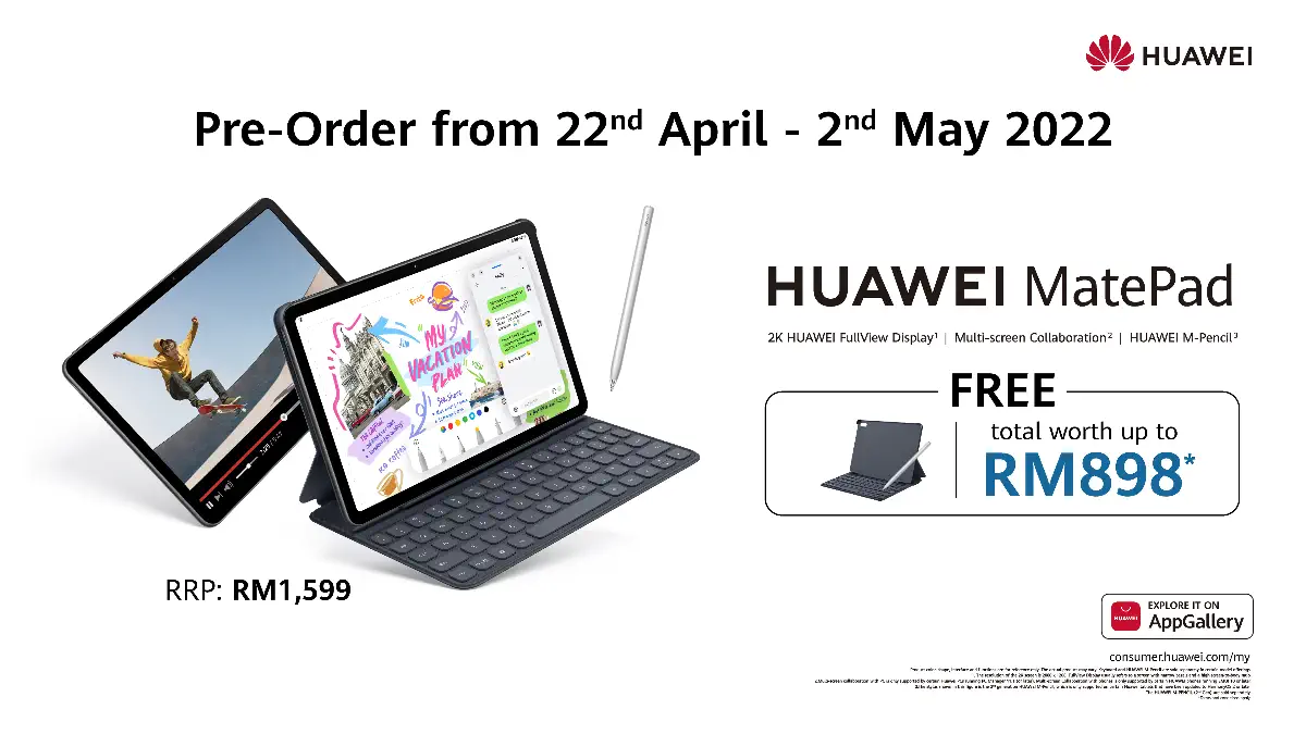 Create, Learn and Relax with the All-new HUAWEI MatePad 10.4