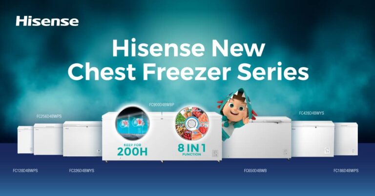 Hisense Malaysia Releases Their Range of Chest Freezer Suitable For Families of Any Size