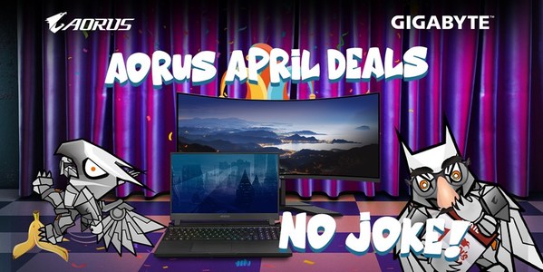 GIGABYTE April Fool Promo - Only a Fool Would Miss These Deals
