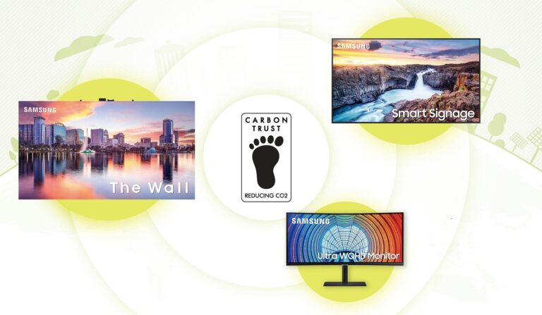 Samsung Makes Eco-Conscious Efforts with New Monitor and Signage Solutions