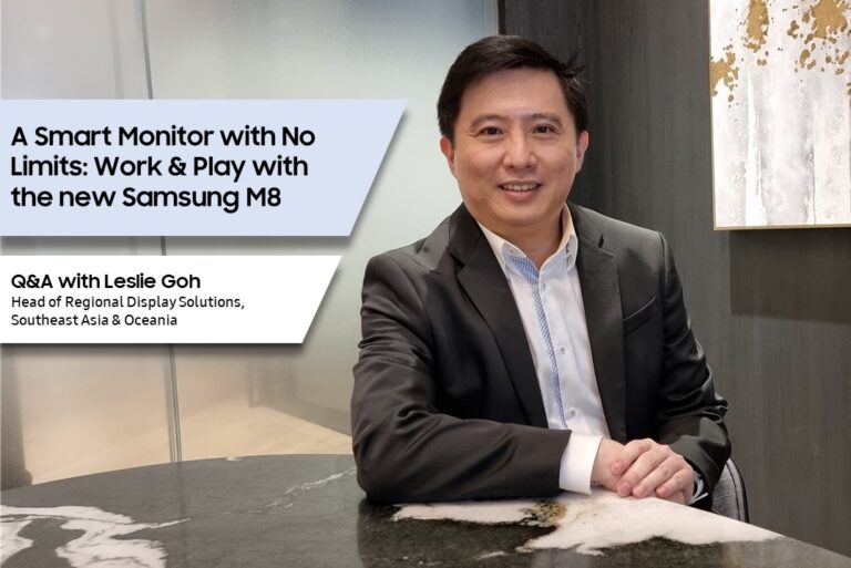 The New Samsung M8 Smart Monitor is Made For Work, Play and Everything In-between