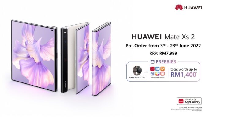 Last Call for Freebies When You Pre-Order HUAWEI’s Flagship Foldable – Mate Xs 2