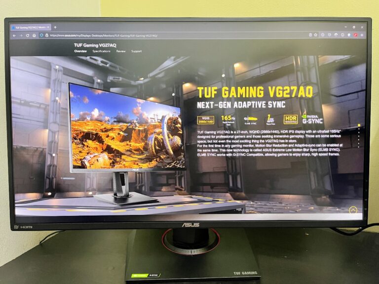 ASUS TUF Gaming VG27AQ Monitor Review – It’s Certainly a TUF One to Beat