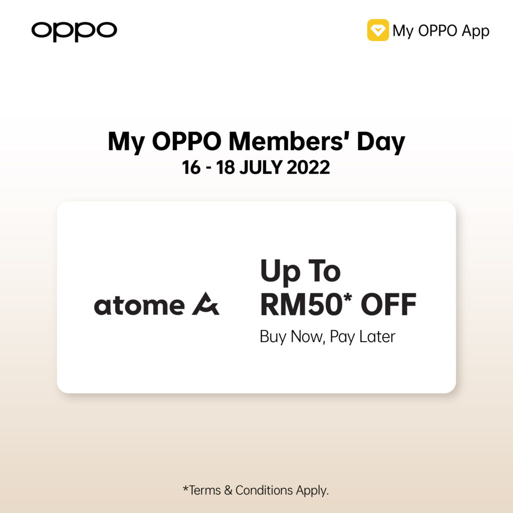Attractive Rewards Are Waiting for You During My OPPO Member’s Day