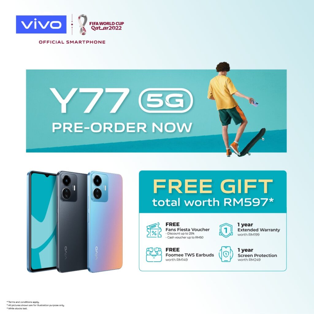 New Powerful vivo Y77 5G Smartphone
