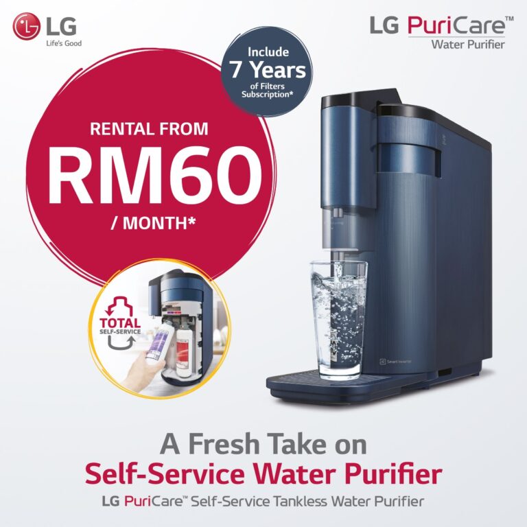 The All-New LG PuriCare™ Self-Service Tankless Water Purifier Arrives in Malaysia