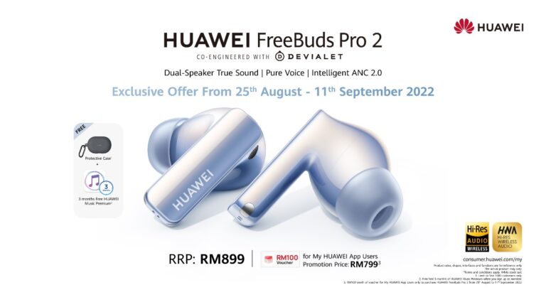 HUAWEI FreeBuds Pro 2 Packs with Top-of-The-Line Features