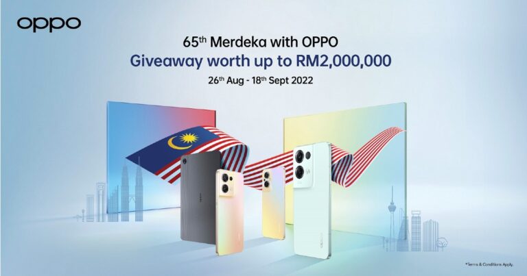 OPPO Captures the 65th Merdeka Celebration with RM2 Million Worth of Gifts