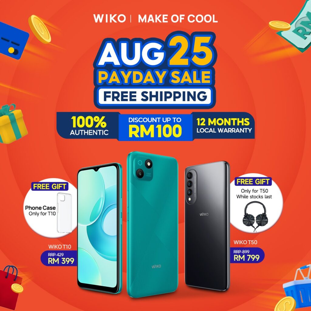 Wiko Malaysia Is Back With More Deals On Shopee Payday Sale