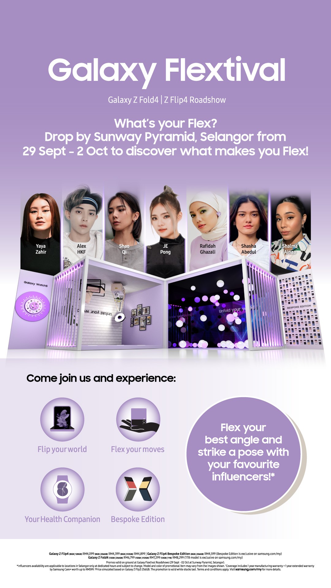Galaxy Flextival Roadshow - Check them Out at Sunway Pyramid, this 29 Sept to 2 Oct 2022