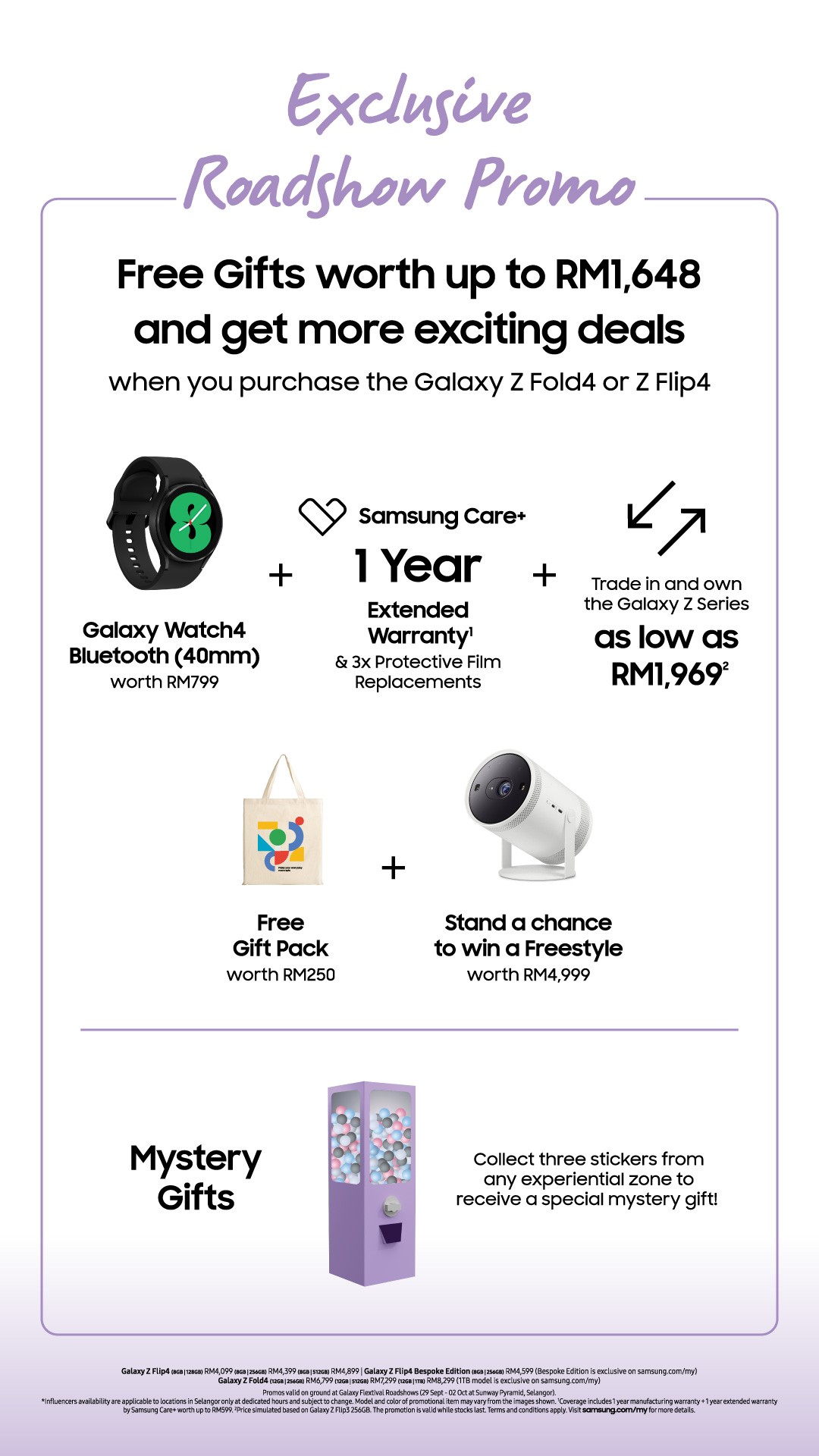 Galaxy Flextival Roadshow - Check them Out at Sunway Pyramid, this 29 Sept to 2 Oct 2022
