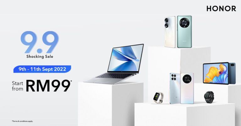 Head Over to HONOR 9.9 Shocking Sale from only RM99 and Grab the HONOR 70
