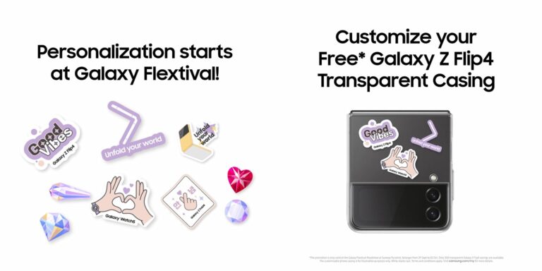 #YouMake Galaxy Z Flip4 Your Own: Showcase Your Style With Stickers