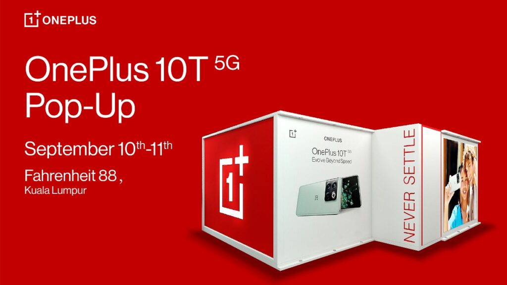 Fahrenheit 88 Showcases The Ultimate Performance of the OnePlus 10T 5G at Pop-up Event