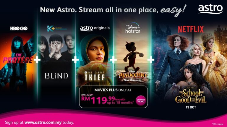 Astro Strengthens TV Packs with Netflix on Sports Plus and Movies Plus Packs