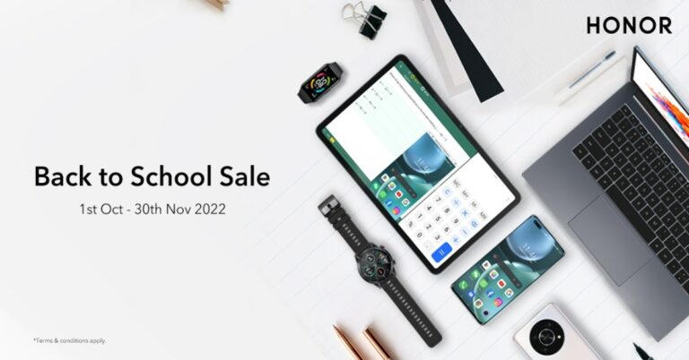 HONOR’s Back To School Sale is Giving Away Instant Rebate Up to RM800!