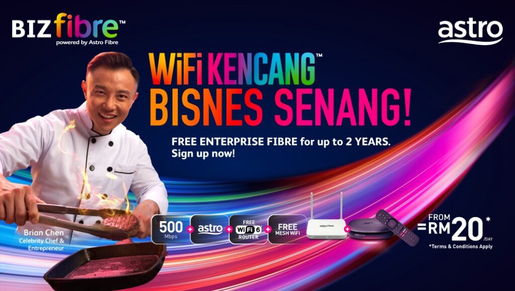 Astro to Offer Better Connectivity for SMEs on the All-New BIZfibre