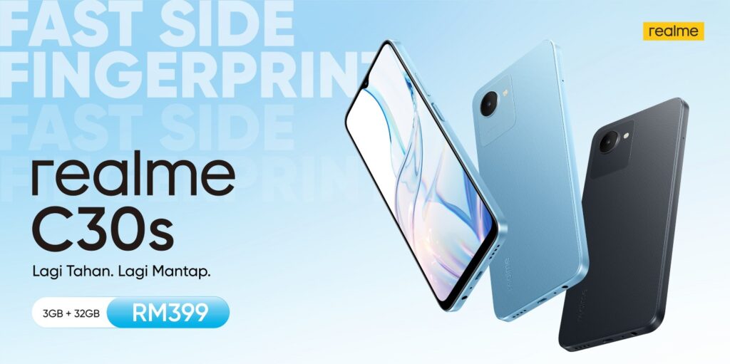 realme Unveils realme C30s with a Side-mounted Fingerprint Sensor Available From RM399