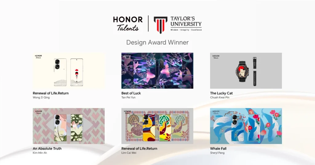 Winners of HONOR Talents Global Design Competition Announced