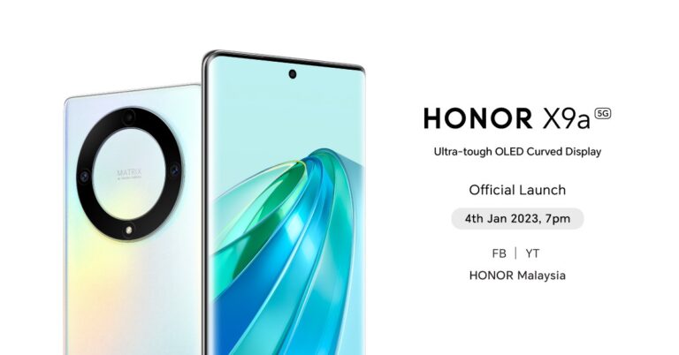 HONOR X9a 5G is Coming to Malaysia This January 4th 2023