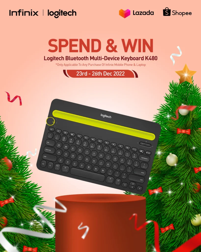 Infinix Malaysia Teams Up With Logitech to Host a Spend and Win Contest This Holiday Season