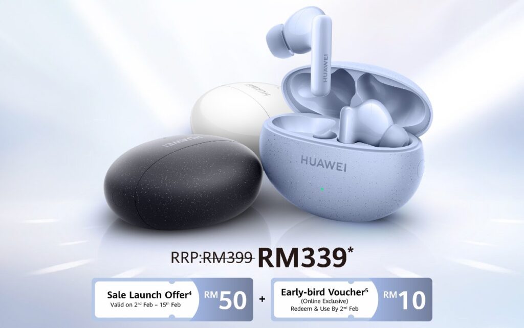 Grab The Latest HUAWEI Freebuds 5i For as Low as RM339 Now