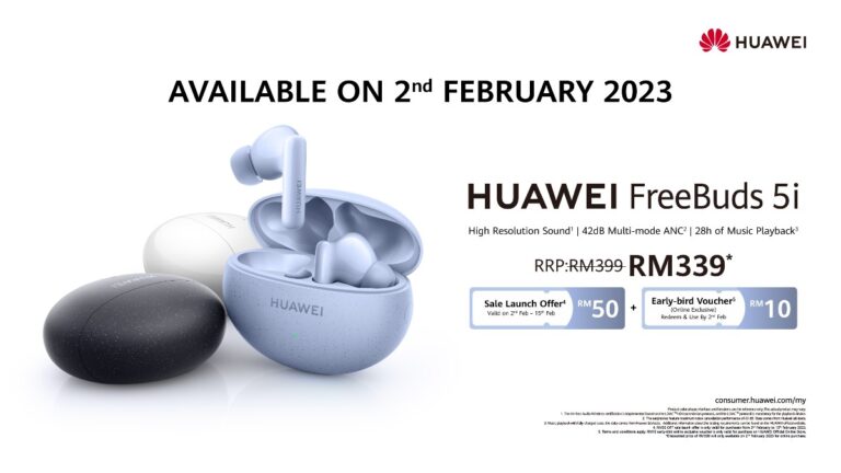 HUAWEI is Blasting Spectacular Sound With The All New HUAWEI Freebuds 5i