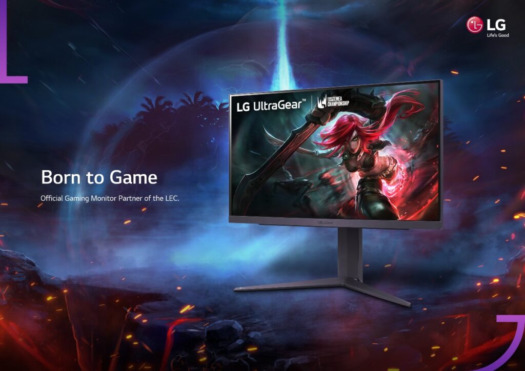 LG’s Newest UltraGear Gaming Monitor Named Official Display of LEC 2023