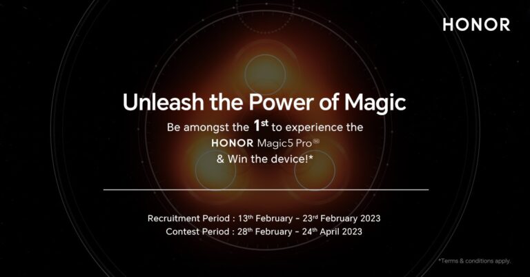 Be Amongst the First to Experience the Brand-New HONOR Magic5 Pro