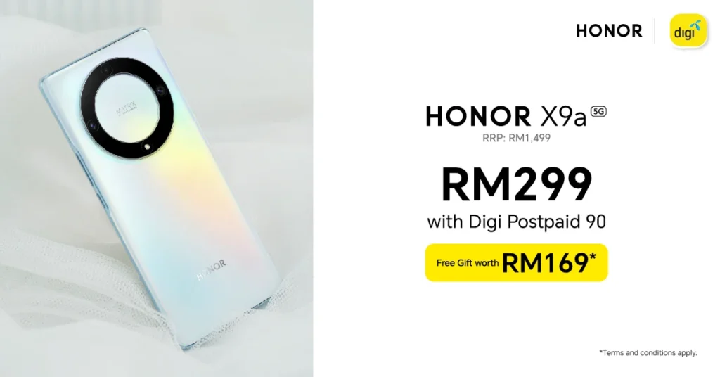 Celcom, DiGi and Maxis Collaborating with HONOR X9a to Launch Valuable Package