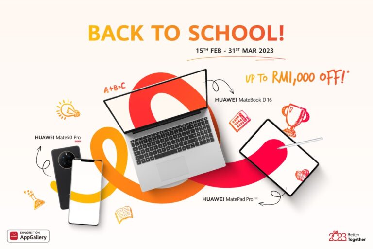 HUAWEI Launching its “Back To School” Promotion in Time For The 2023 New Semester