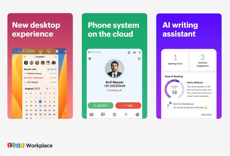 Zoho Unveils Unified Communications Platform, Launches New Collaboration Tech for Zoho Workplace