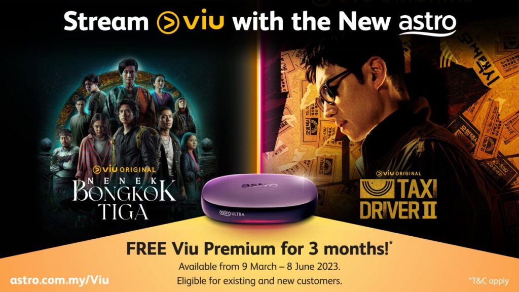 Astro rewards Ultra Box customers with FREE Viu Premium until 8 June 2023
