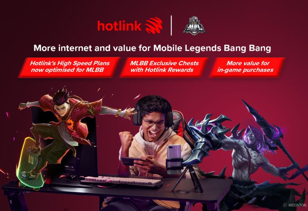 Hotlink teams up with MOONTON Games as Official Telco Sponsor for MPL Malaysia and MLBB eSports