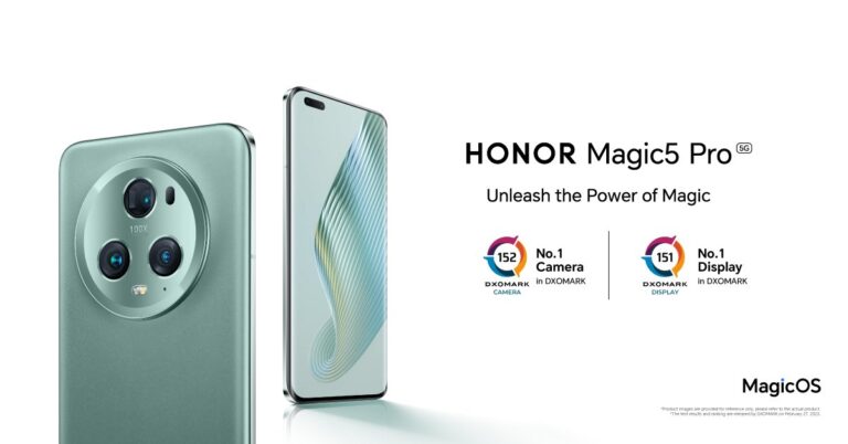 HONOR Magic5 Pro: Unmatched Display Experience Takes Top Spot in DXOMARK Global Rankings