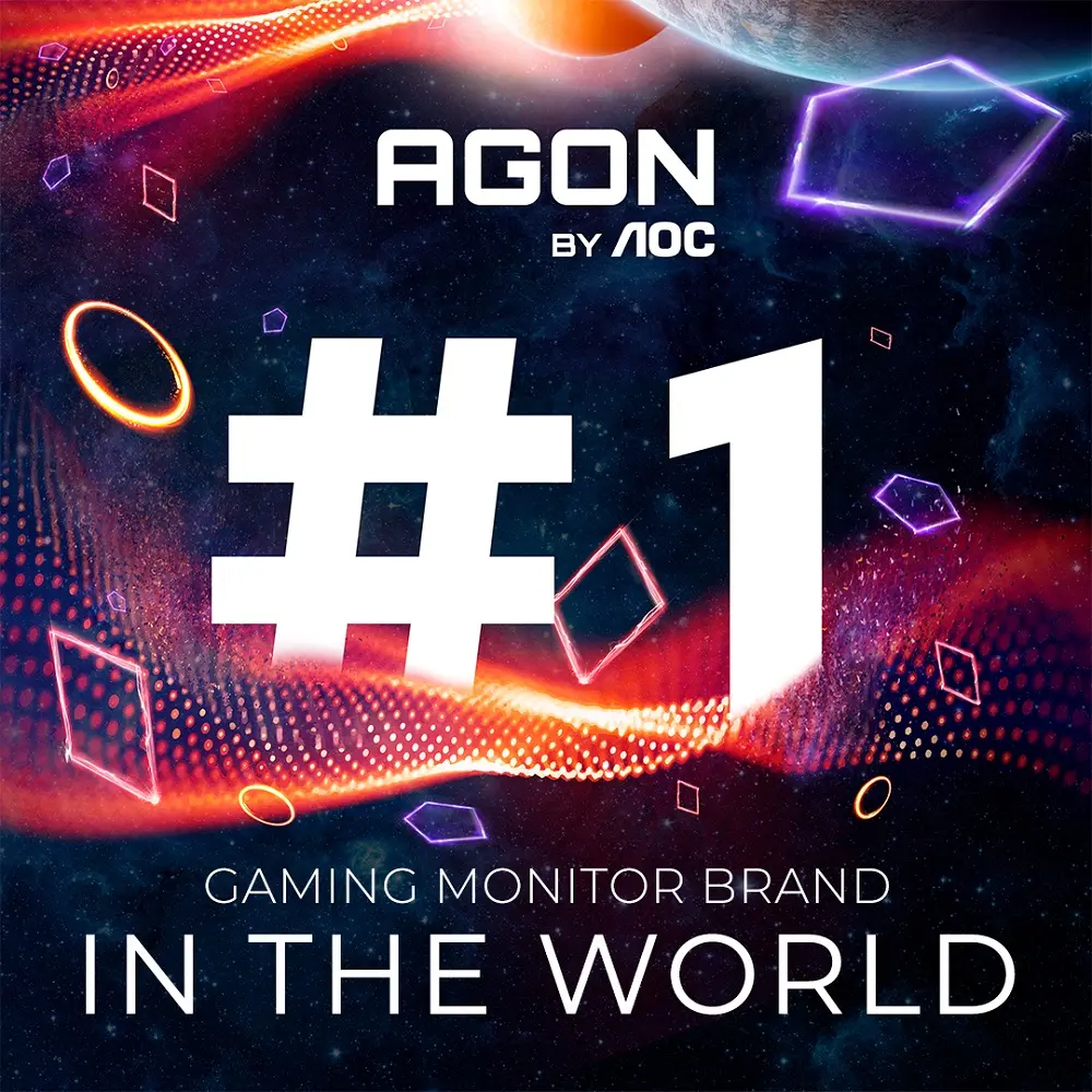 AGON by AOC Secures Number 1 Spot as The World's Leading Gaming Monitor Brand