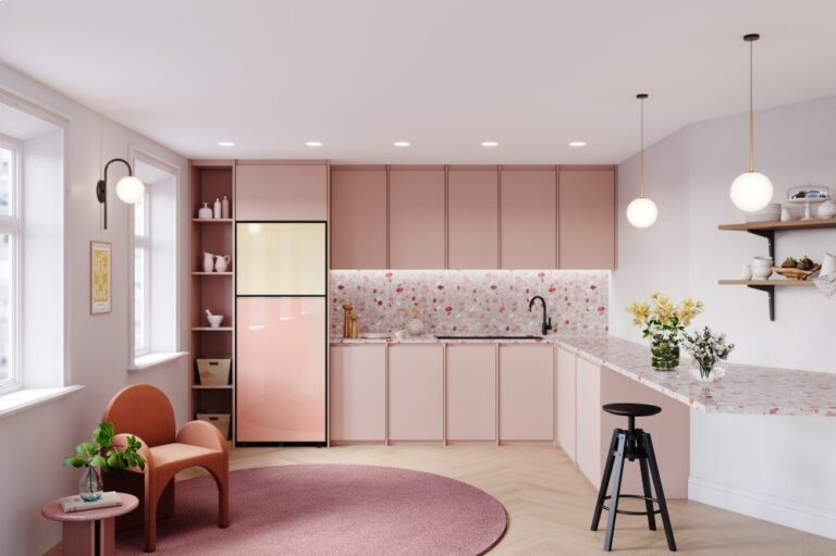 Add a Touch of Style to Your Kitchen with the BESPOKE Top Mount Freezer
