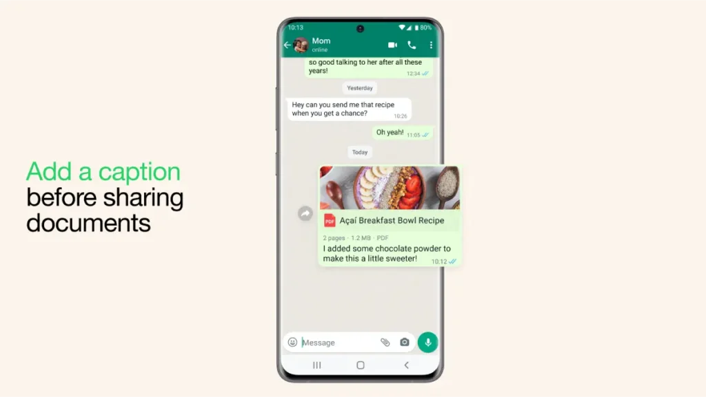 WhatsApp Rolls Out New Poll Features and Captions for Documents